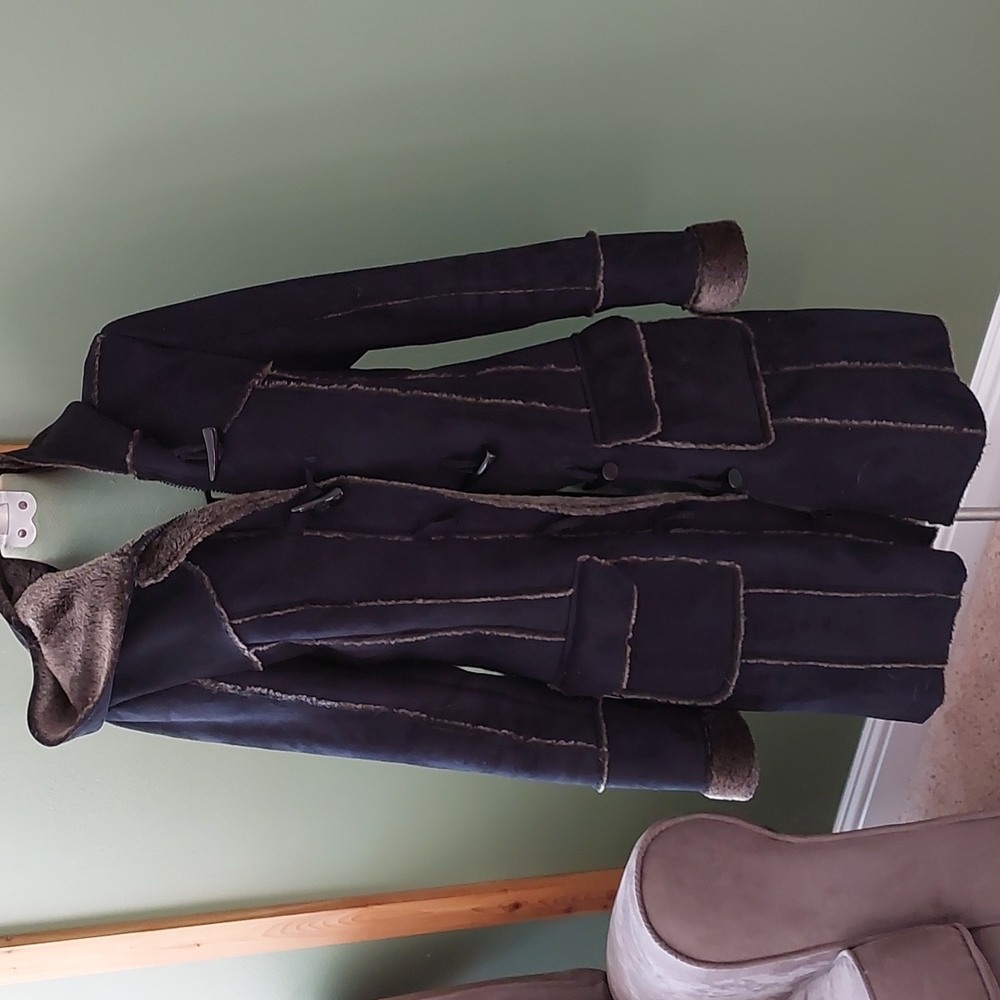 COPY - Suede and Faux Fur jacket
